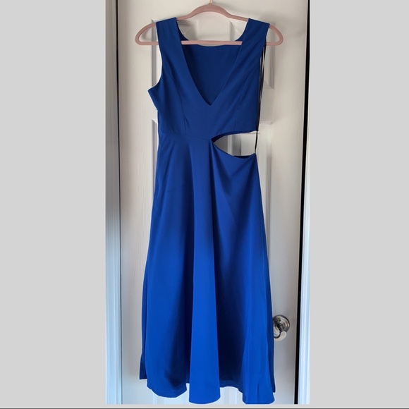 June & Hudson Asymmetrical Cut-out Dress - Picture 2 of 3